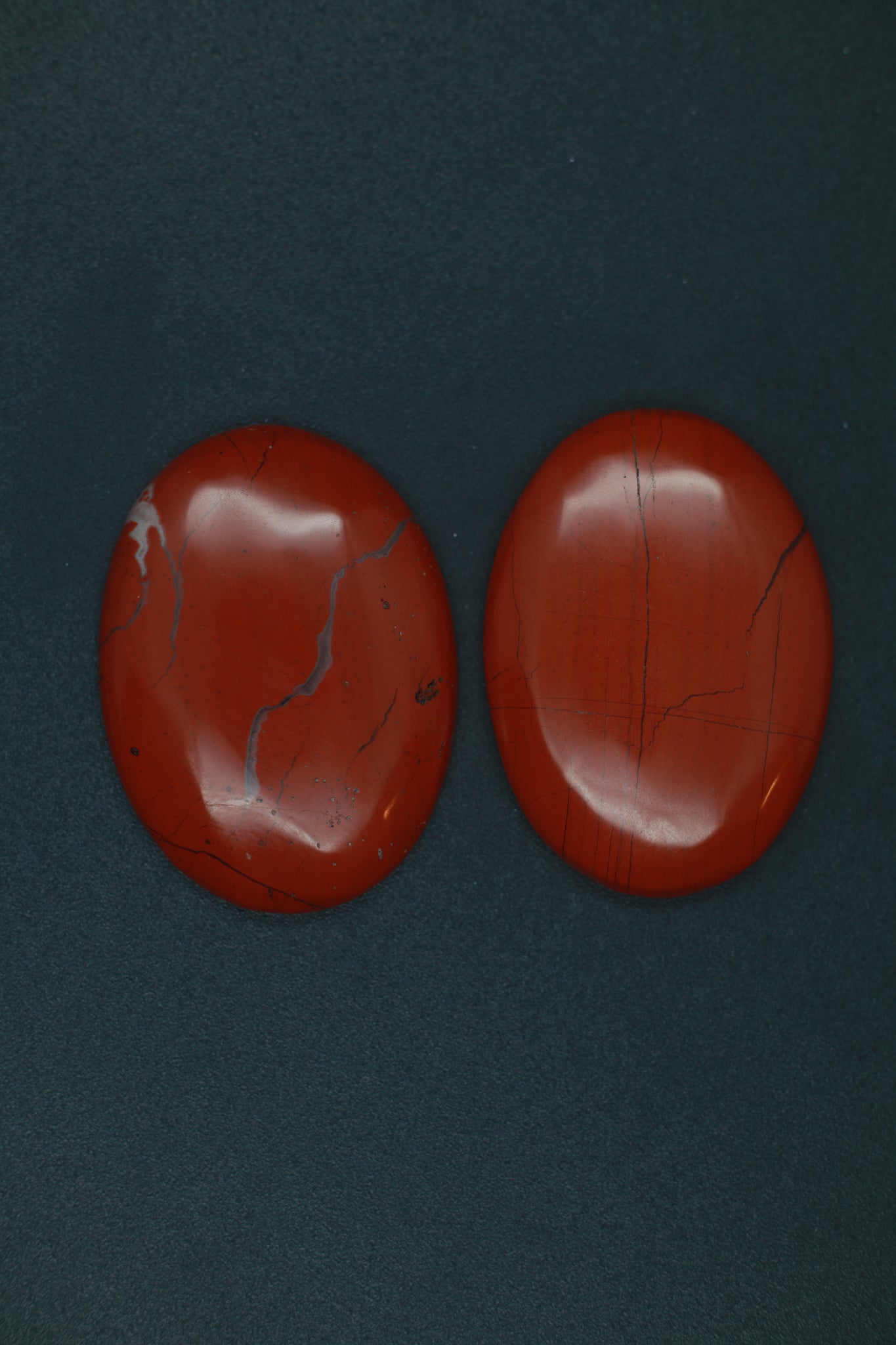 Red Brechiated Jasper Pair Large