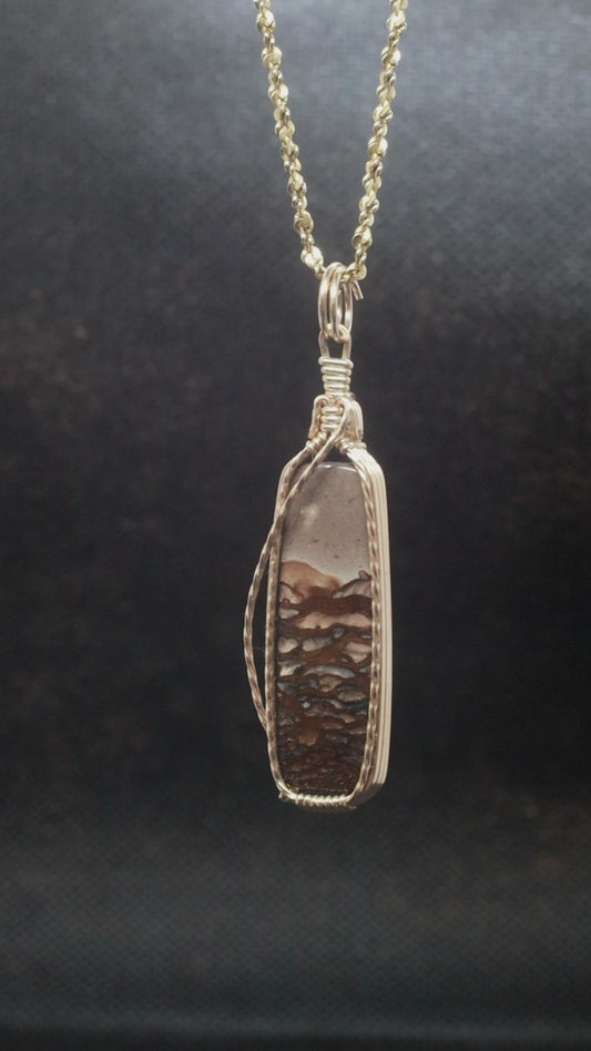 Deschutes Picture Jasper Pendant