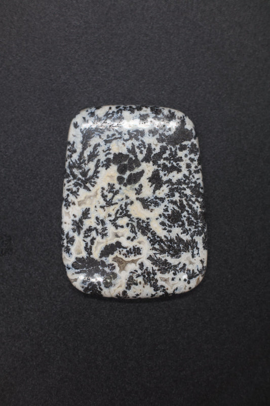 Dendritic Milky Quartz Cab