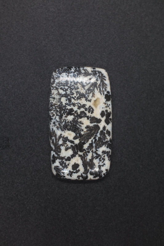 Dendritic Milky Quartz Rectangle Cab