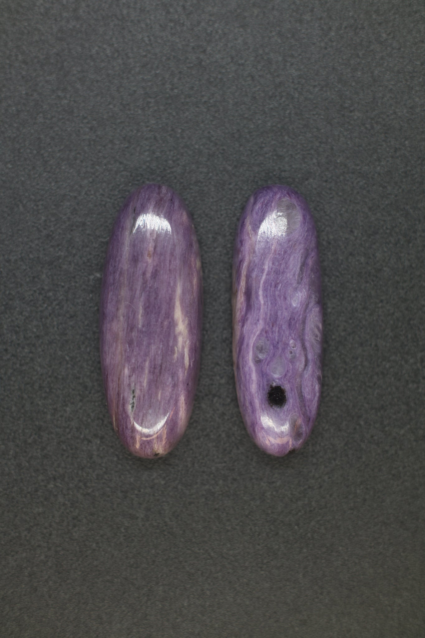 Charoite Earring Pair