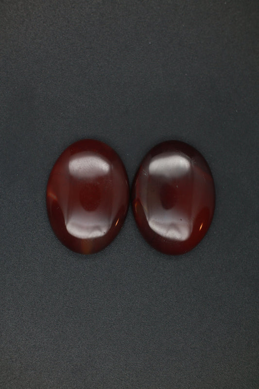 Dark Red Jasper Pair Medium