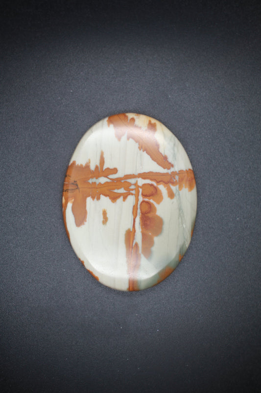 Dendritic Blue Jasper Cabochon Large