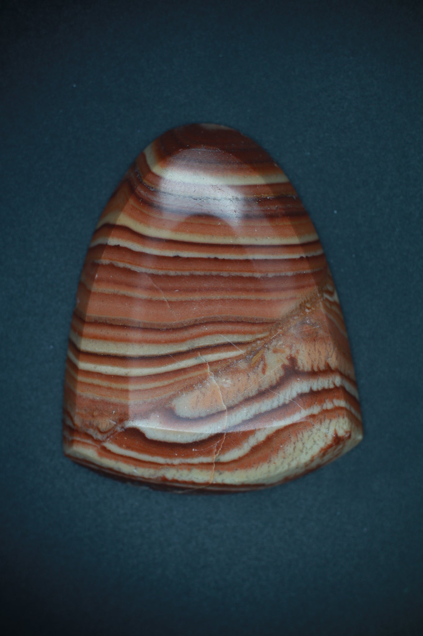 Banded Rhyolite Bell Shaped Single