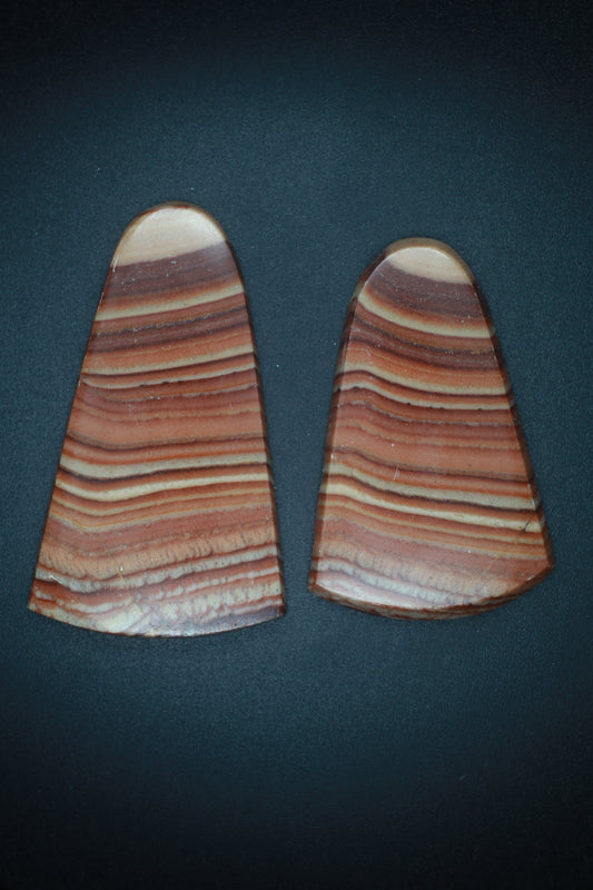 Banded Ryholite Bell Shaped Mother Daughter Pair