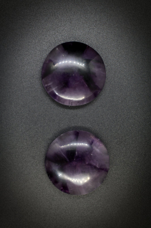 Amethyst Star Cab Pair of Oblongs