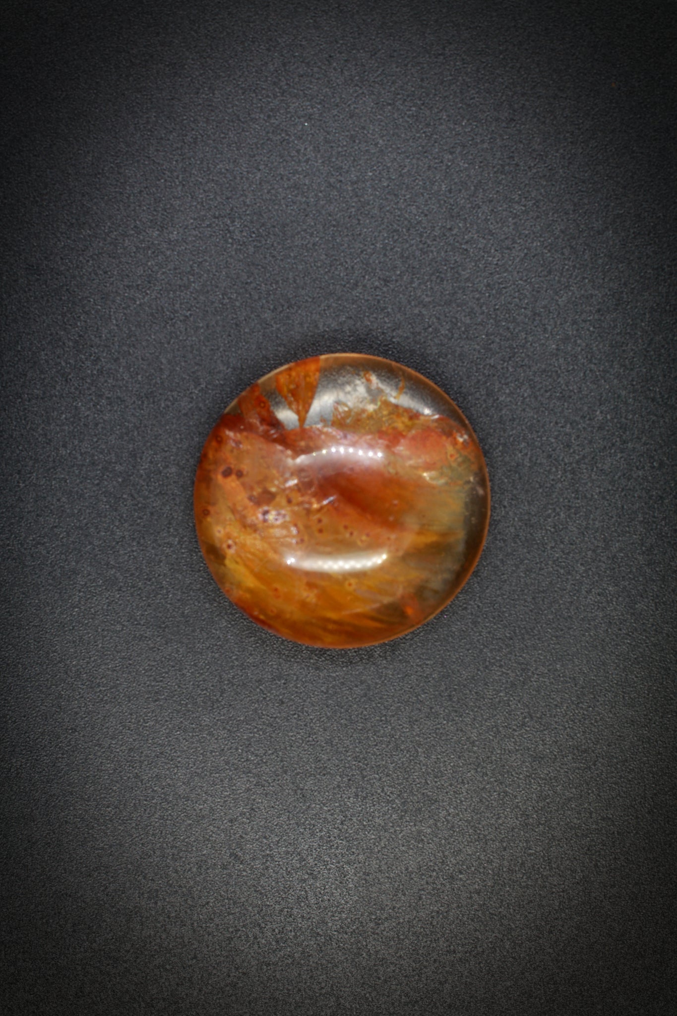 Orange Included Brazilian Agate