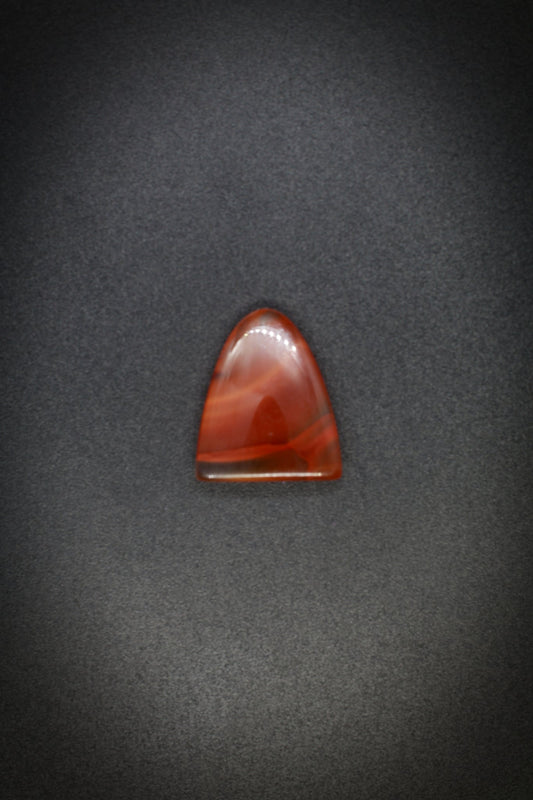 Orange Banded Agate Drop