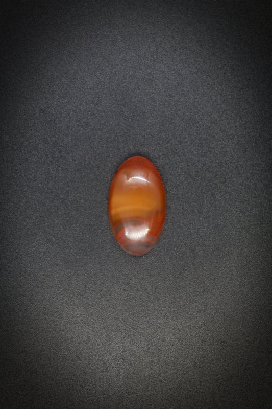 Orange Banded Agate Oblong