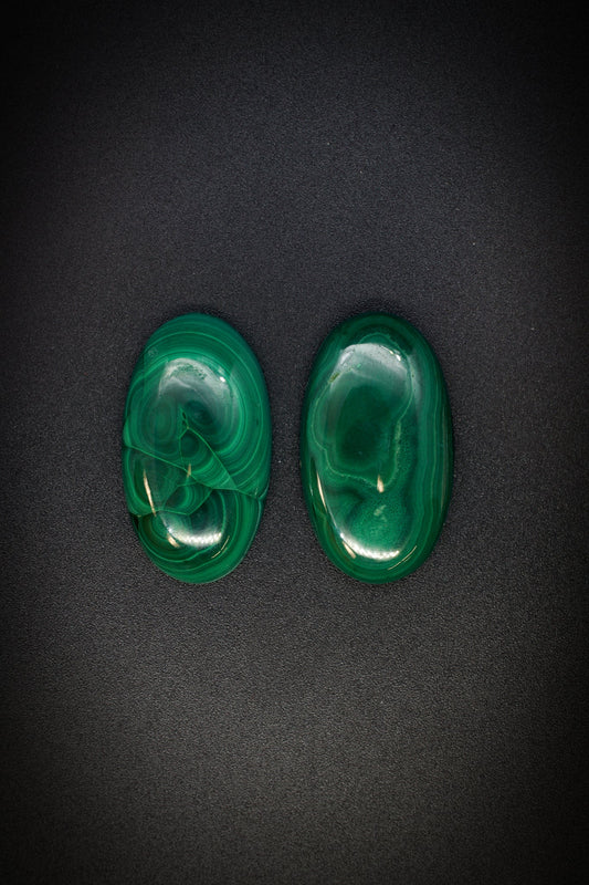 Malachite Pair Oblong